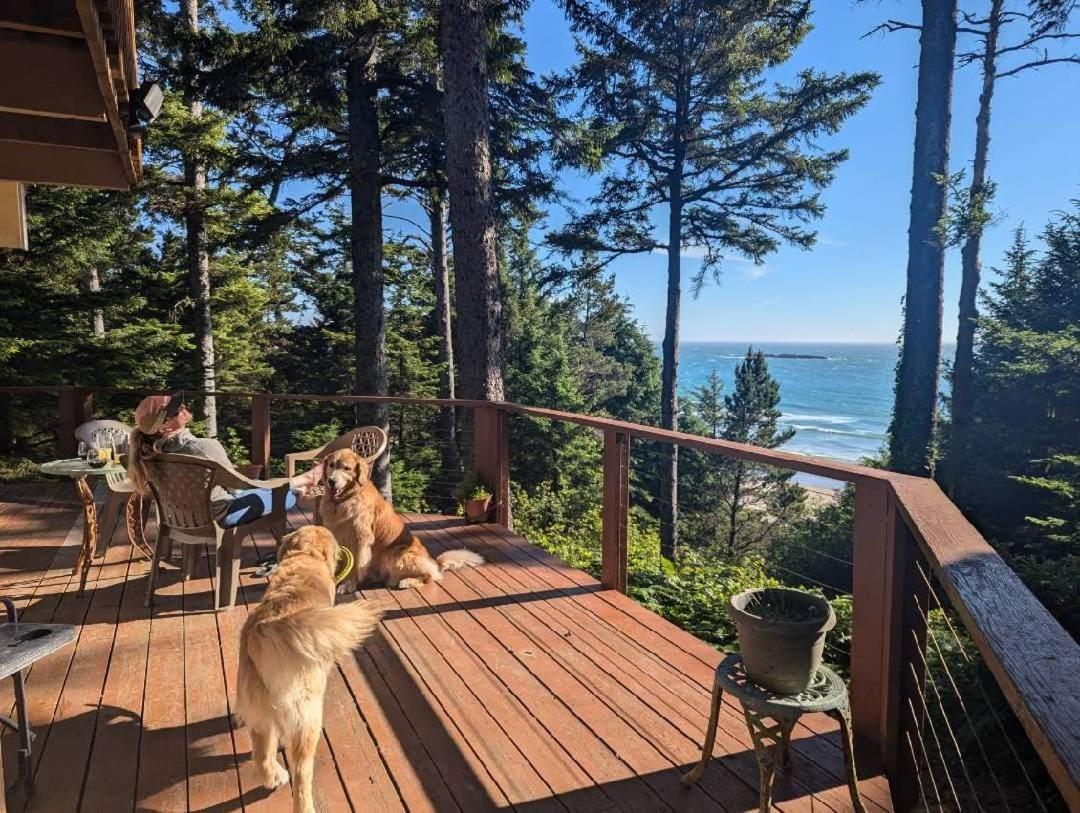 Otter Rock The Cedar House 빌라 외부 사진